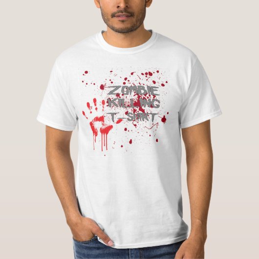 Zombie-Tötungs-T - Shirt (Vorderseite)