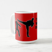 Zombie-Training Kaffeetasse (Vorderseite Links)