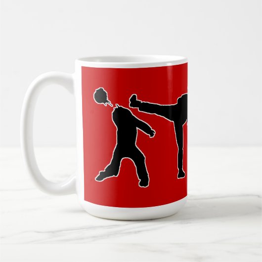 Zombie-Training Kaffeetasse (Links)