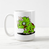 Zombie Triceratops Kaffeetasse (Links)