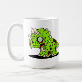 Zombie Triceratops Kaffeetasse