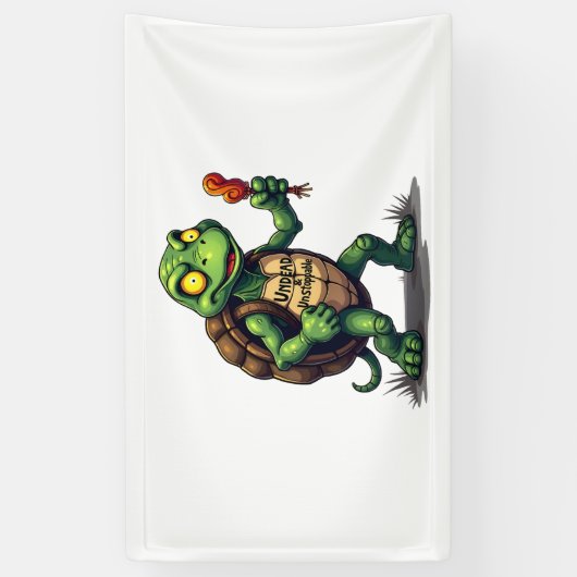 Zombie Turtle Banner (Vertikal)
