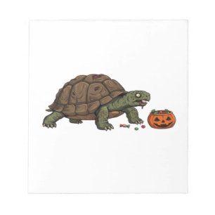 Zombie Turtle Candy Crawl - Gruseliger langsamer H Notizblock