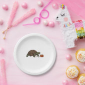 Zombie Turtle Candy Crawl - Spooky Slow Halloween Pappteller (Party)