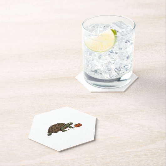 Zombie Turtle Candy Crawl - Spooky Slow Halloween Untersetzer (Vor Ort)