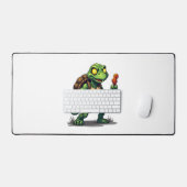 Zombie Turtle Schreibtischunterlage (Tastatur & Maus)