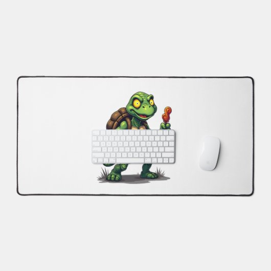 Zombie Turtle Schreibtischunterlage (Tastatur & Maus)