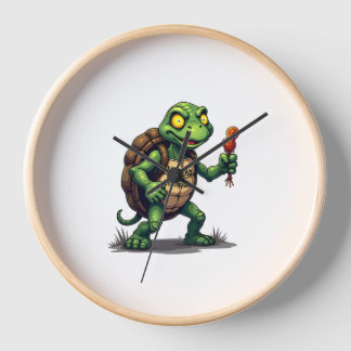 Zombie Turtle Uhr