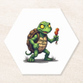 Zombie Turtle Untersetzer (Vorderseite)