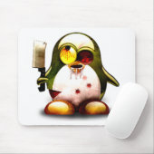 Zombie Tux (Linux Tux) Mousepad (Mit Mouse)