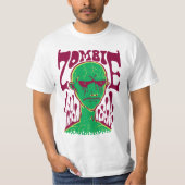 Zombie-Überflutet (Sumpf-Gas-Grün) T-Shirt (Vorderseite)