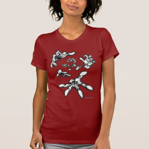 Zombie übergibt Damen T - Shirt