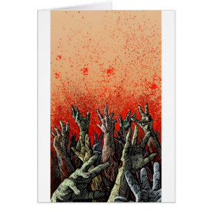 Zombie übergibt Karte