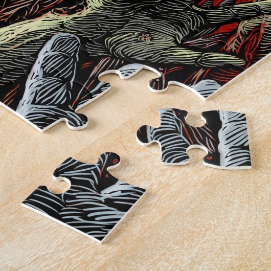 Zombie übergibt Puzzlespiel Puzzle (Seite)