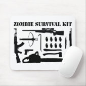 Zombie-Überlebensausrüstung Mousepad (Mit Mouse)