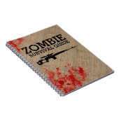 Zombie-Überlebensführer Lustig Notizblock (Rechte Seite)