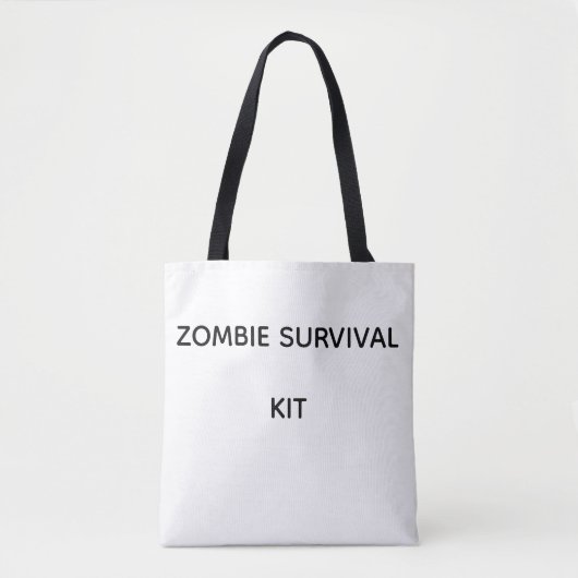 Zombie-Überlebenskiste Tasche (Vorderseite)