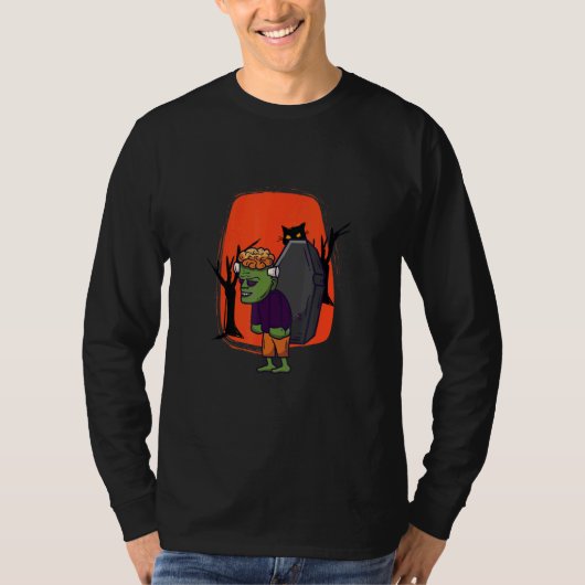 Zombie um Mitternacht T-Shirt (Vorderseite)