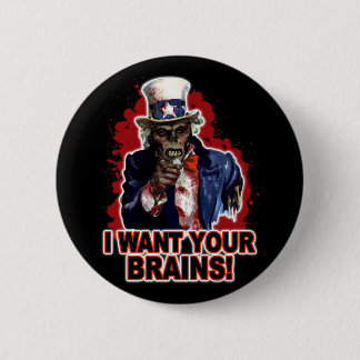 Zombie-Uncle Sam Button