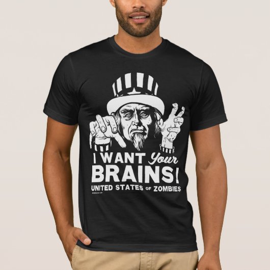 Zombie-Uncle Sam Shirt (Vorderseite)