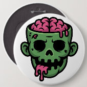 Zombie Undead  Button (Vorne & Hinten)