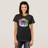 Zombie Unicorn Apocalypse Creatures Halloween Zomb T-Shirt (Vorne ganz)