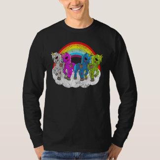 Zombie Unicorn Apocalypse Creatures Halloween Zomb T-Shirt