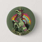 Zombie unicorn button (Vorderseite)