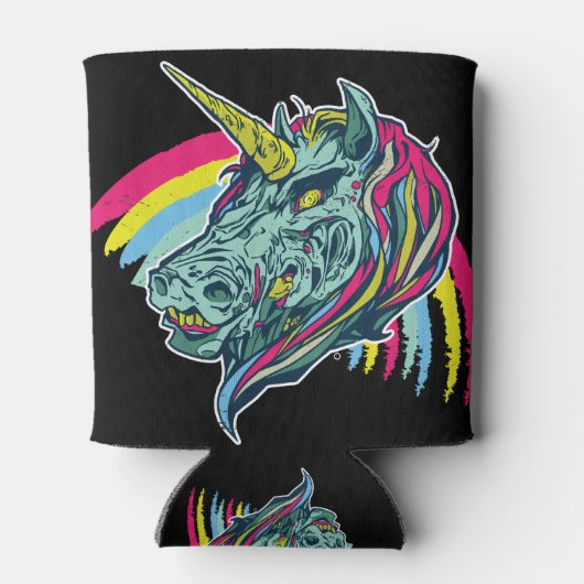 Zombie Unicorn Dosenkühler (Rückseite)