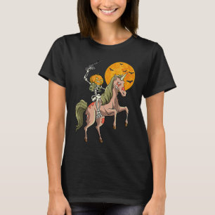 Zombie Unicorn Jagd Skelett Halloween Hunter G T-Shirt