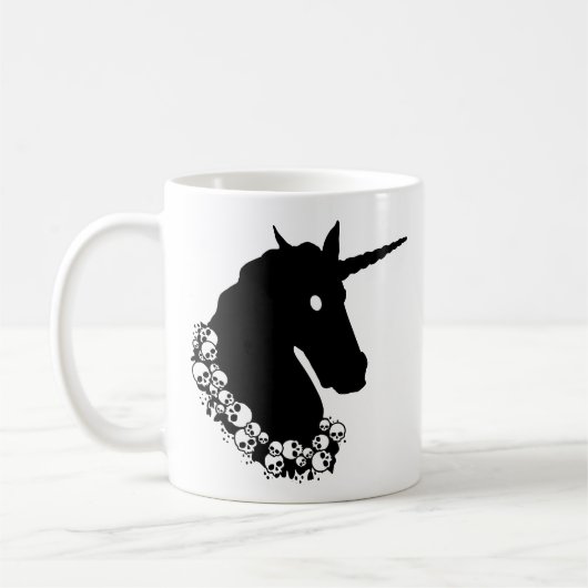 Zombie Unicorn Kaffeetasse (Links)