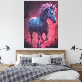 Zombie Unicorn Leinwanddruck (Insitu (Schlafzimmer))