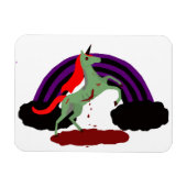 Zombie Unicorn Magnet (Horizontal)