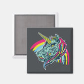 Zombie Unicorn Magnet (Vorderseite/Rückseite)