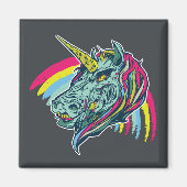 Zombie Unicorn Magnet (Vorne)