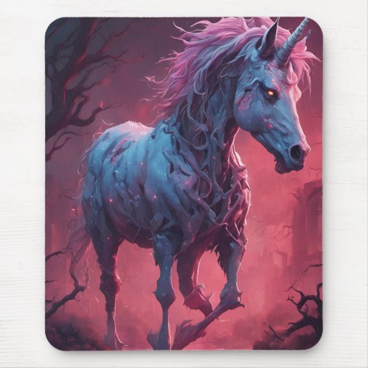 Zombie Unicorn Mousepad (Vorne)