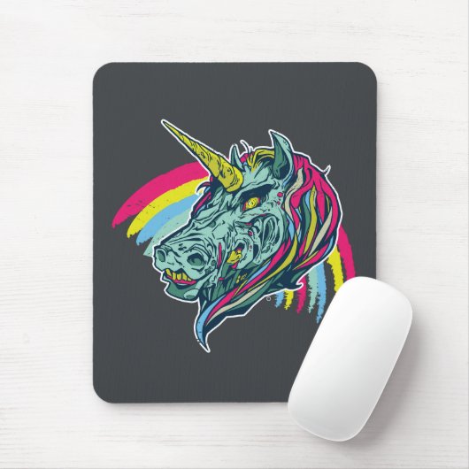 Zombie Unicorn Mousepad (Mit Mouse)