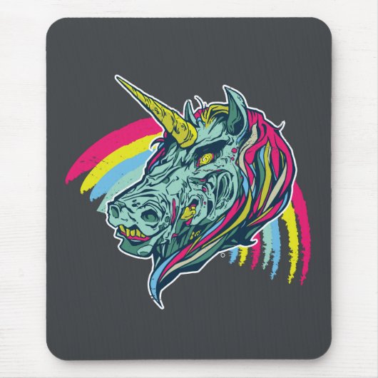 Zombie Unicorn Mousepad (Vorne)