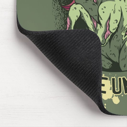 Zombie unicorn mousepad (Ecke)