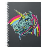 Zombie Unicorn Notizblock (Vorderseite)