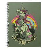 Zombie unicorn notizblock (Vorderseite)