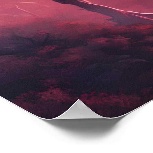 Zombie Unicorn Poster (Ecke)