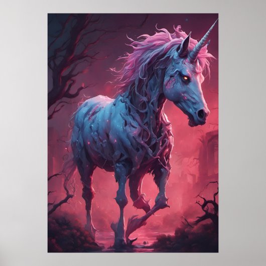 Zombie Unicorn Poster (Vorne)