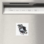 Zombie Unicorn Stehend Magnet (In Situ (Geschirrspüler))