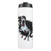 Zombie Unicorn Stehend Thermosbecher (Vorderseite)