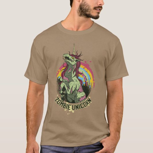 Zombie unicorn T-Shirt (Vorderseite)