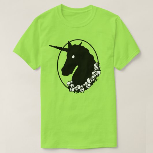 Zombie Unicorn T-Shirt (Design vorne)
