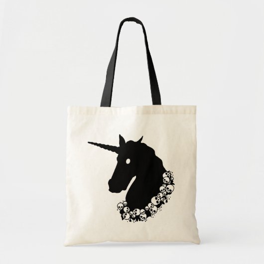 Zombie Unicorn Tragetasche (Vorne)