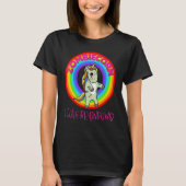 Zombie Unicorn Zombiecorn Halloween Rainbow T-Shirt (Vorderseite)