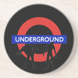 Zombie Untergrund Untersetzer